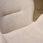 Eetkamerstoel Jesse | Draaibaar | Beige stof