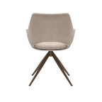 Eetkamerstoel Daisy | Draaibaar 180° | Beige stof