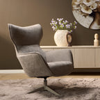 Fauteuil Julia | Draaibaar | Taupe stof