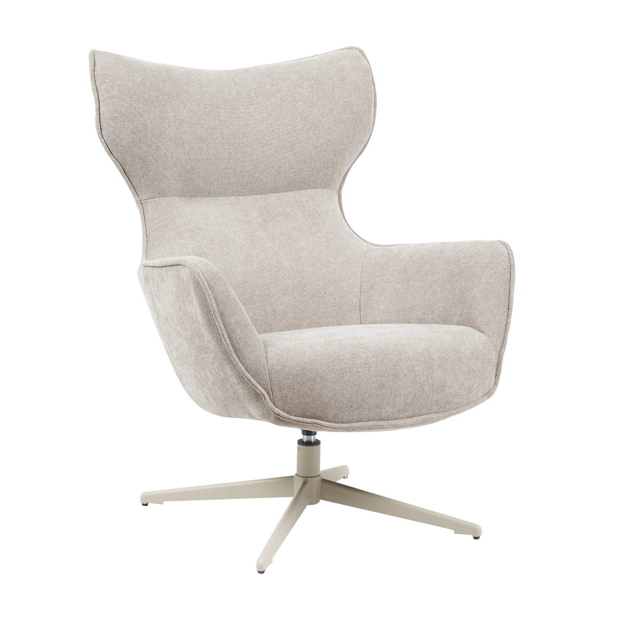 Fauteuil Julia | Draaibaar | Taupe stof