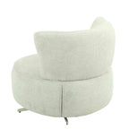 Fauteuil Julia | Draaibaar | Lichtgrijs stof
