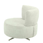 Fauteuil Julia | Draaibaar | Lichtgrijs stof