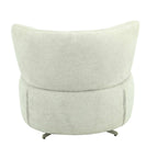 Fauteuil Julia | Draaibaar | Lichtgrijs stof