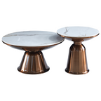 Salontafel Alix | Set van 2 | Gesinterd natuursteen