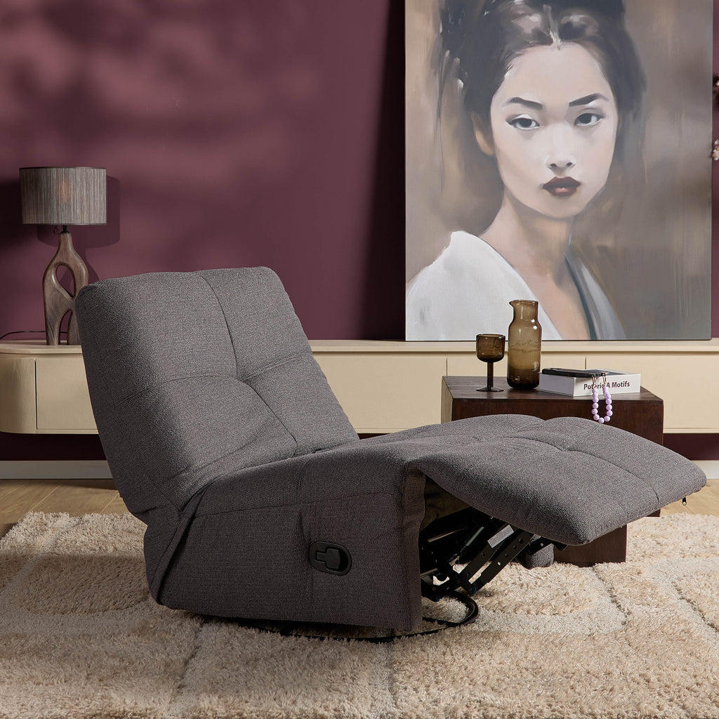 Fauteuil Lazy | Draaibaar | Taupe