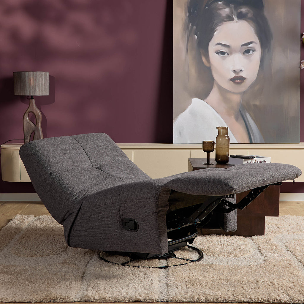Fauteuil Lazy | Draaibaar | Taupe