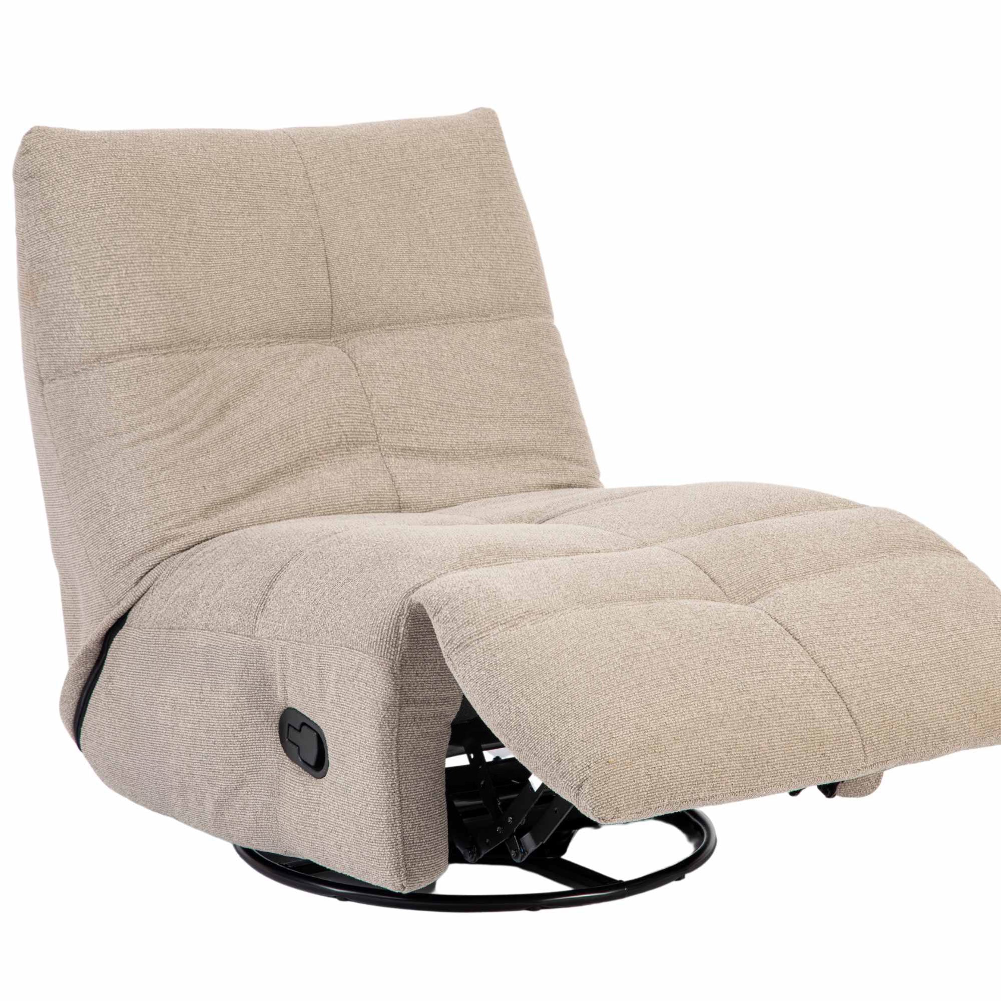 Fauteuil Lazy | Draaibaar & Kantelbaar | Light Grey
