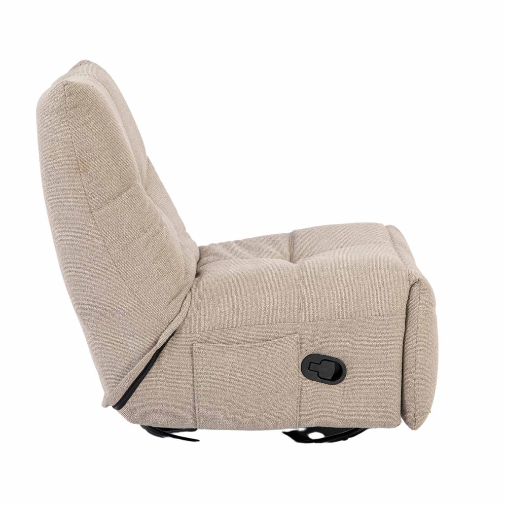 Fauteuil Lazy | Draaibaar & Kantelbaar | Light Grey