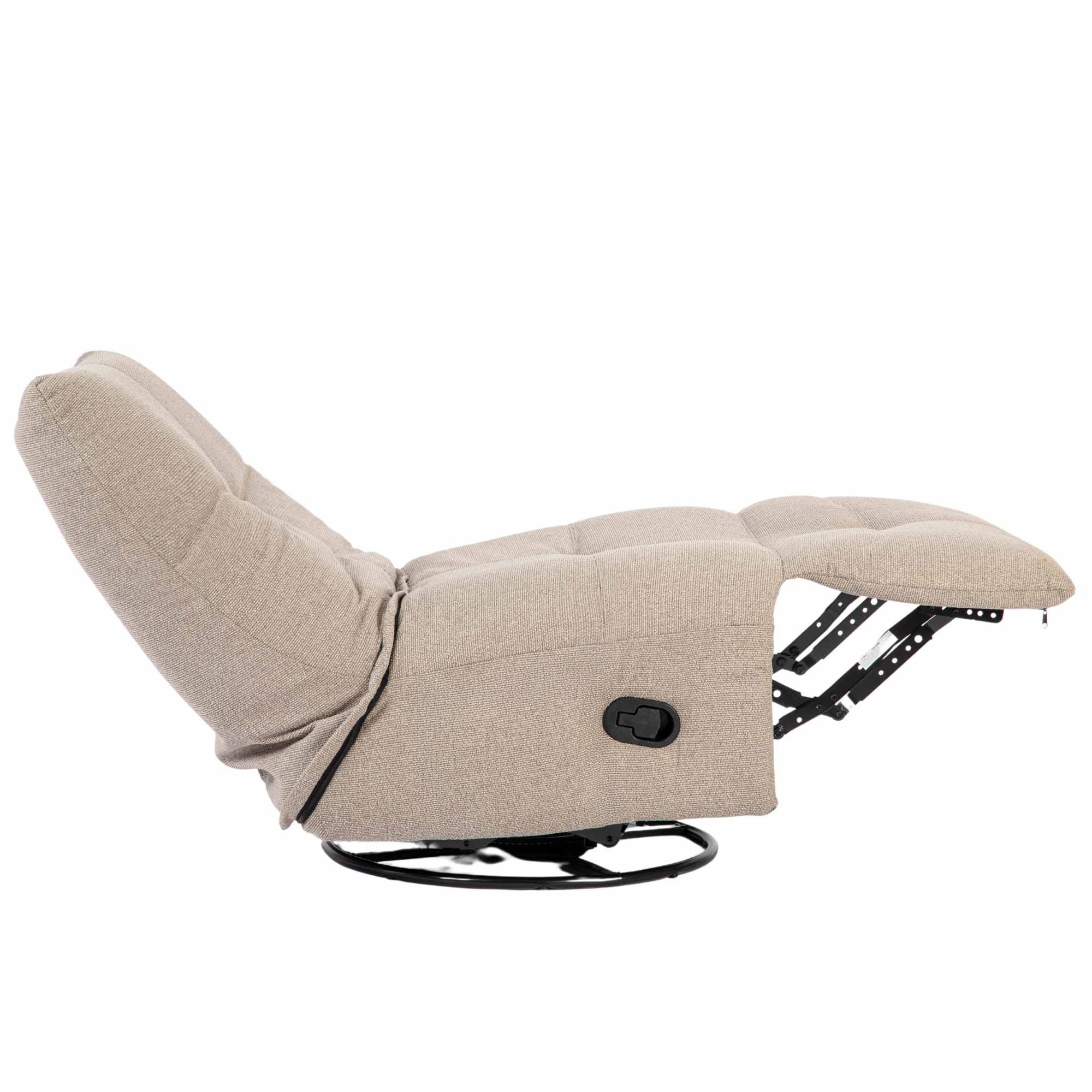 Fauteuil Lazy | Draaibaar & Kantelbaar | Light Grey