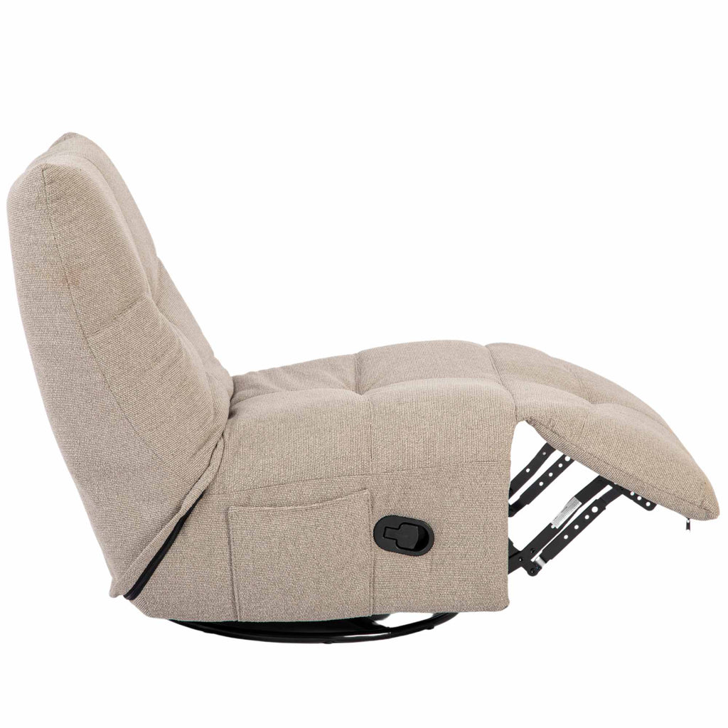Fauteuil Lazy | Draaibaar & Kantelbaar | Light Grey