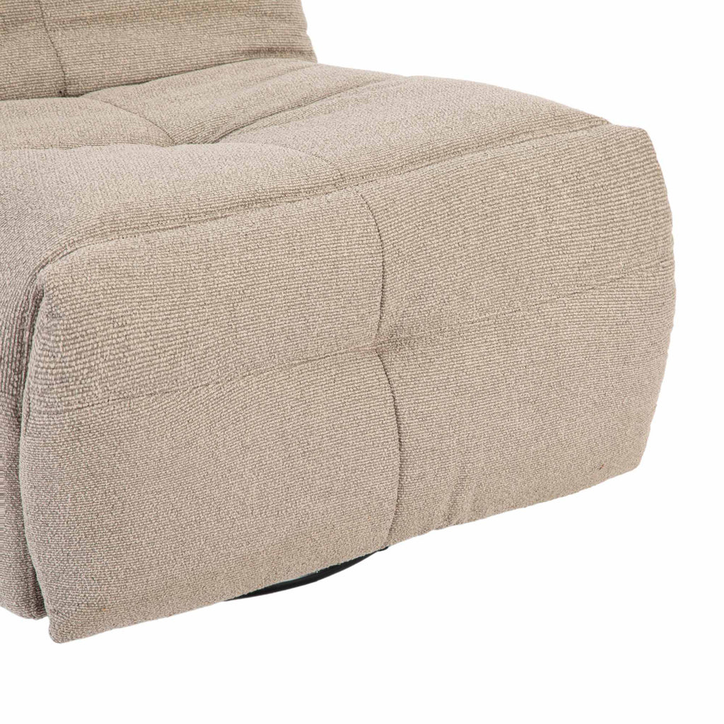 Fauteuil Lazy | Draaibaar & Kantelbaar | Light Grey