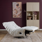 Relaxfauteuil Zen | Draaibaar | Bekleding geplooid
