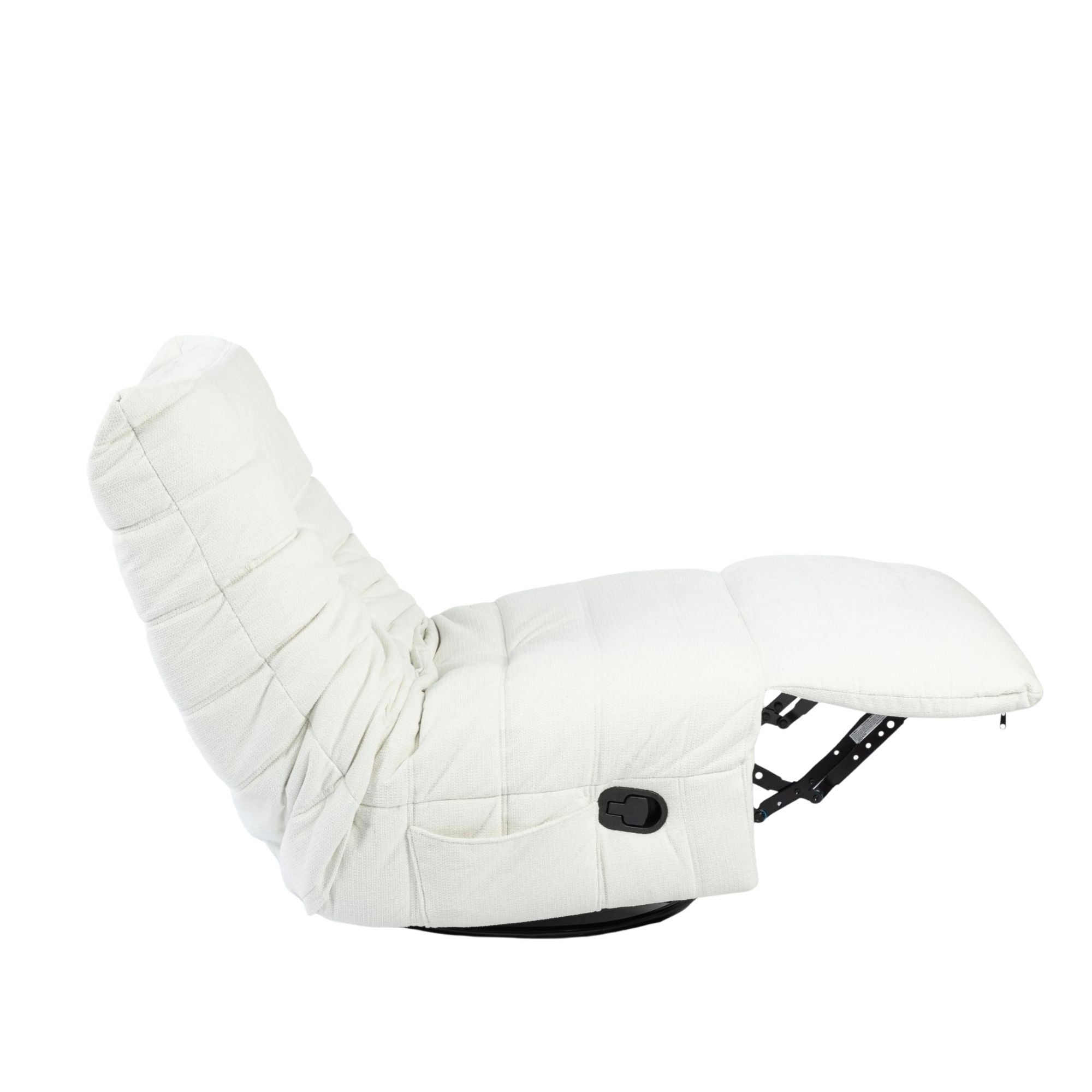 Relaxfauteuil Zen | Draaibaar | Bekleding geplooid