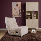 Relaxfauteuil Zen | Draaibaar | Plissé bekleding