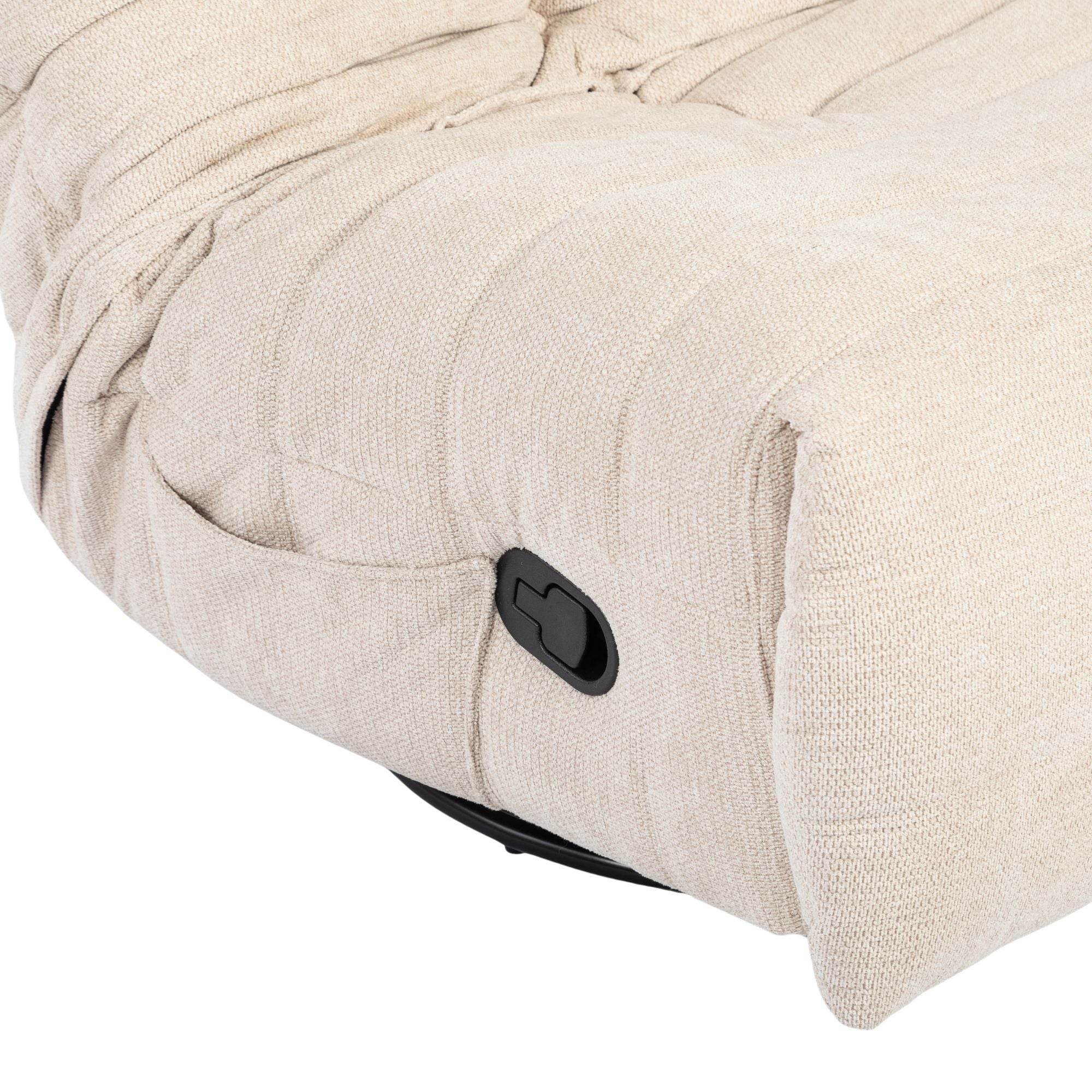 Relaxfauteuil Zen | Draaibaar | Geplooide bekleding