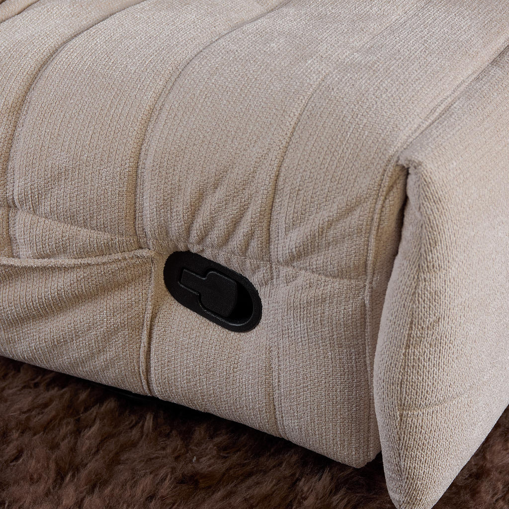 Relaxfauteuil Zen | Draaibaar | Plissé bekleding
