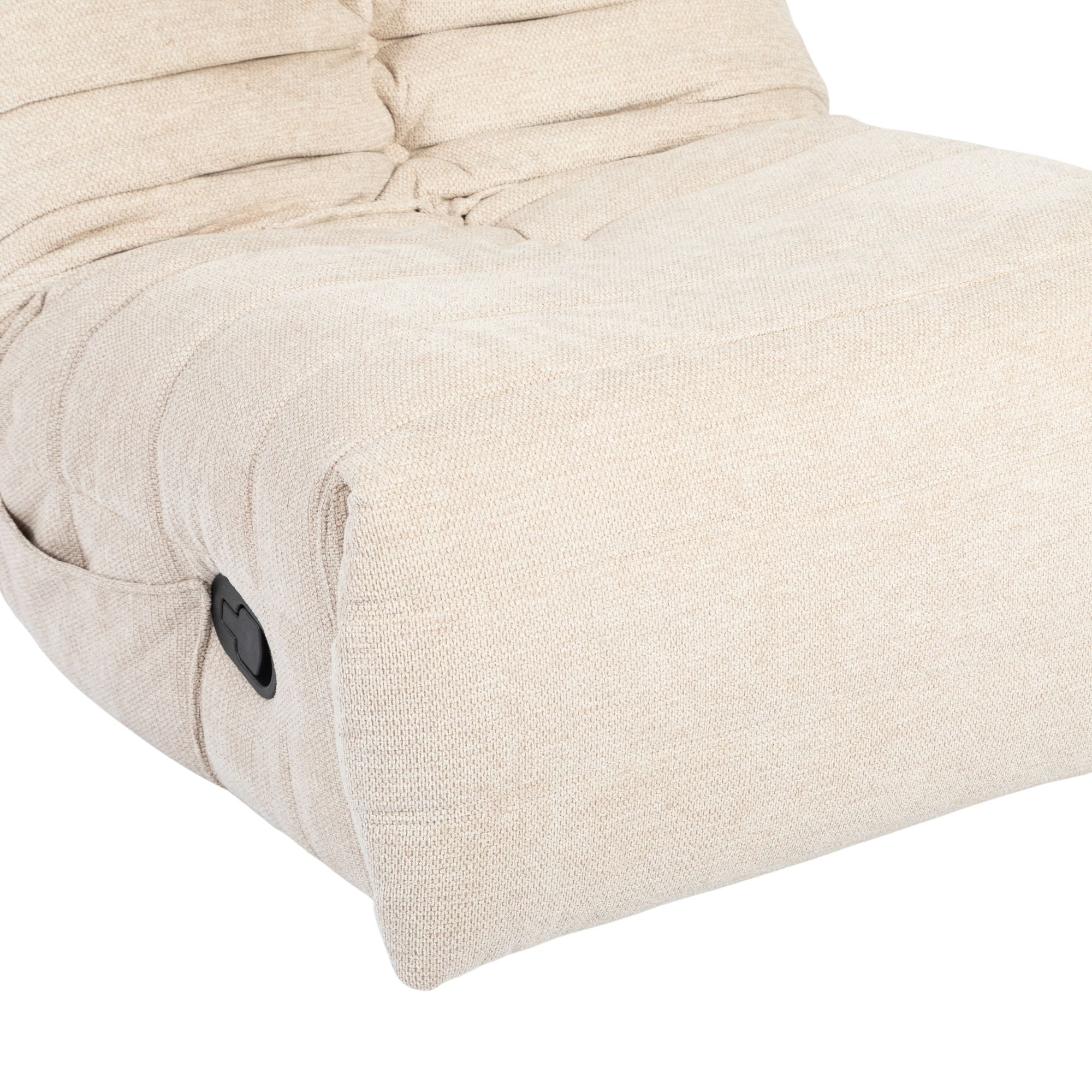 Relaxfauteuil Zen | Draaibaar | Plissé bekleding