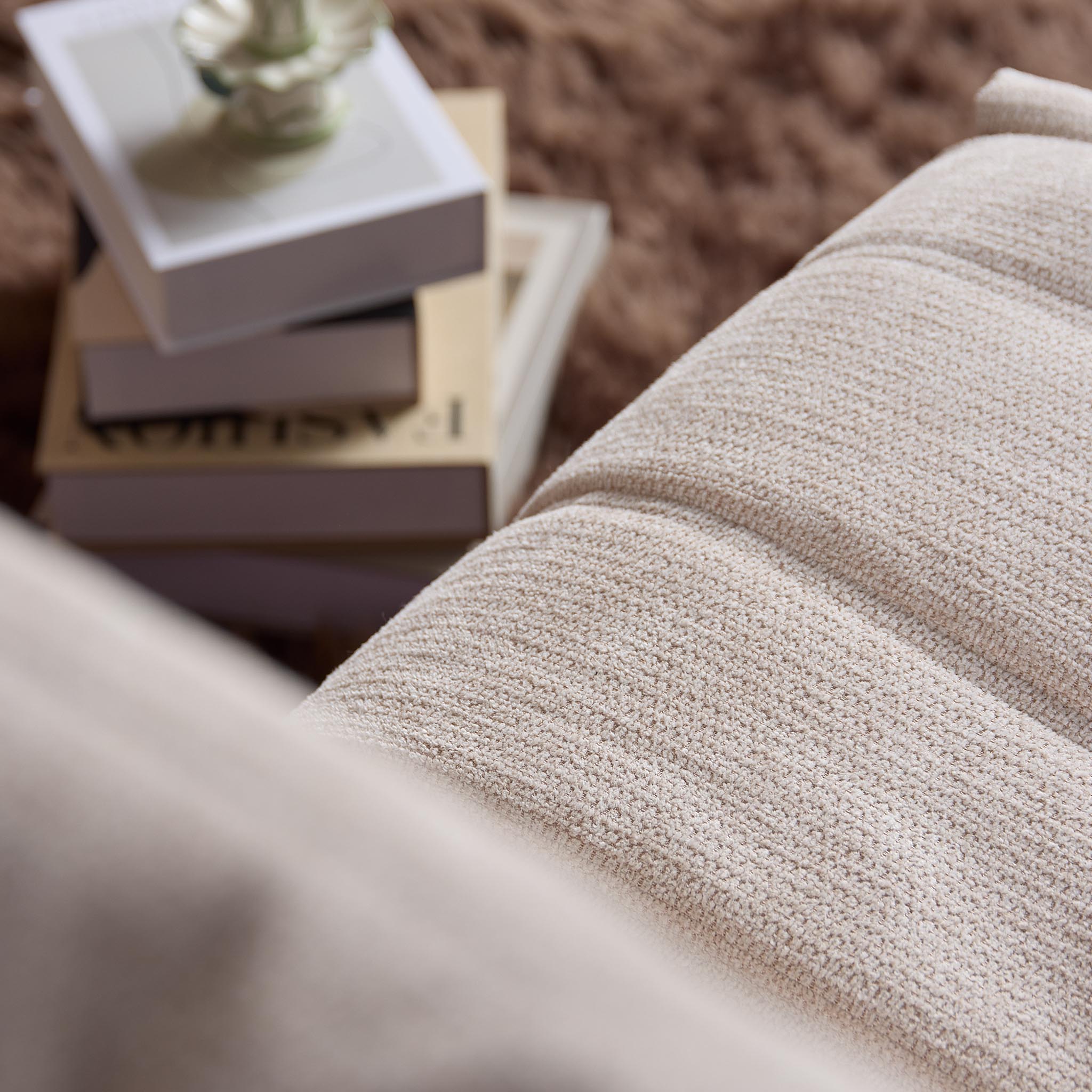 Relaxfauteuil Zen | Draaibaar | Plissé bekleding