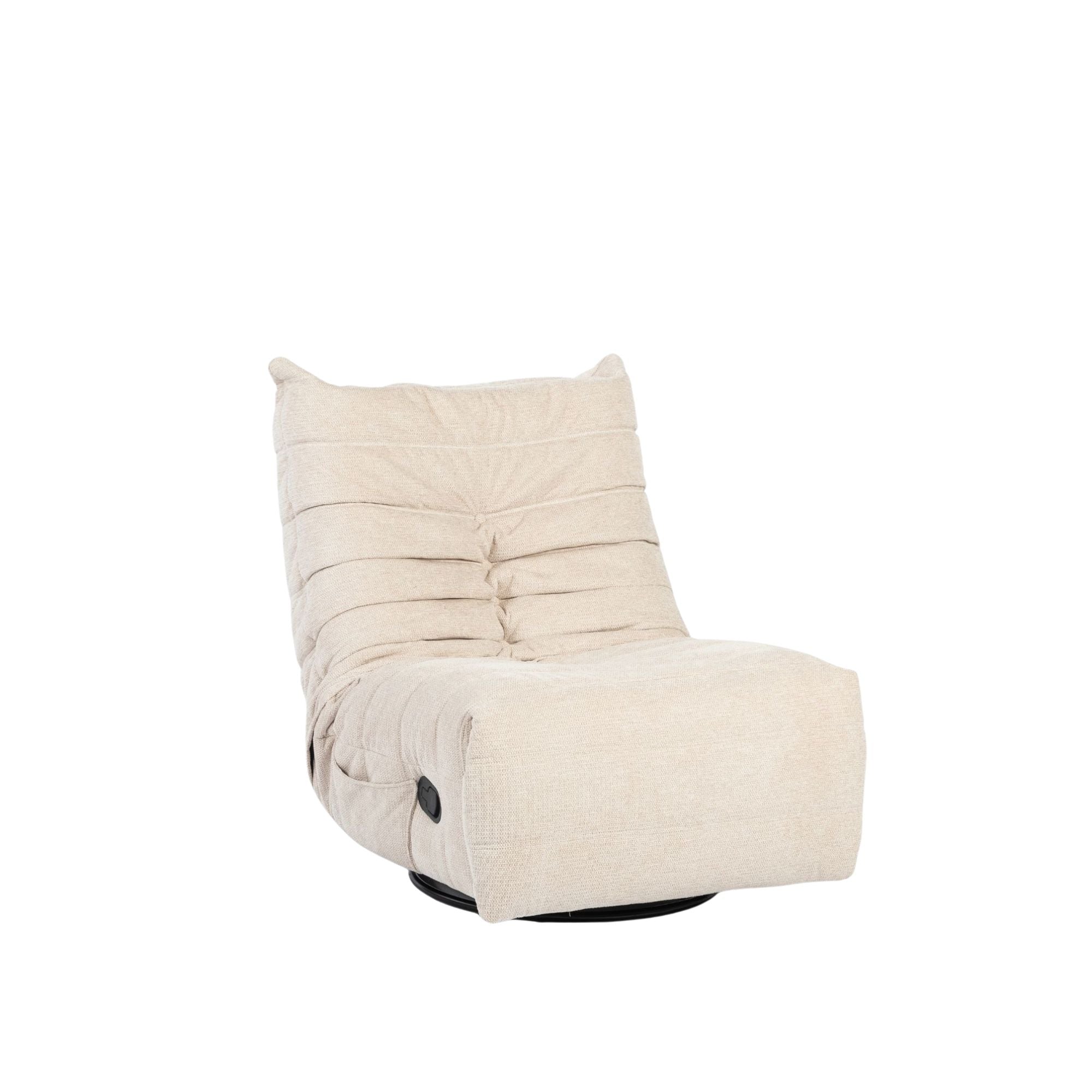 Relaxfauteuil Zen | Draaibaar | Plissé bekleding