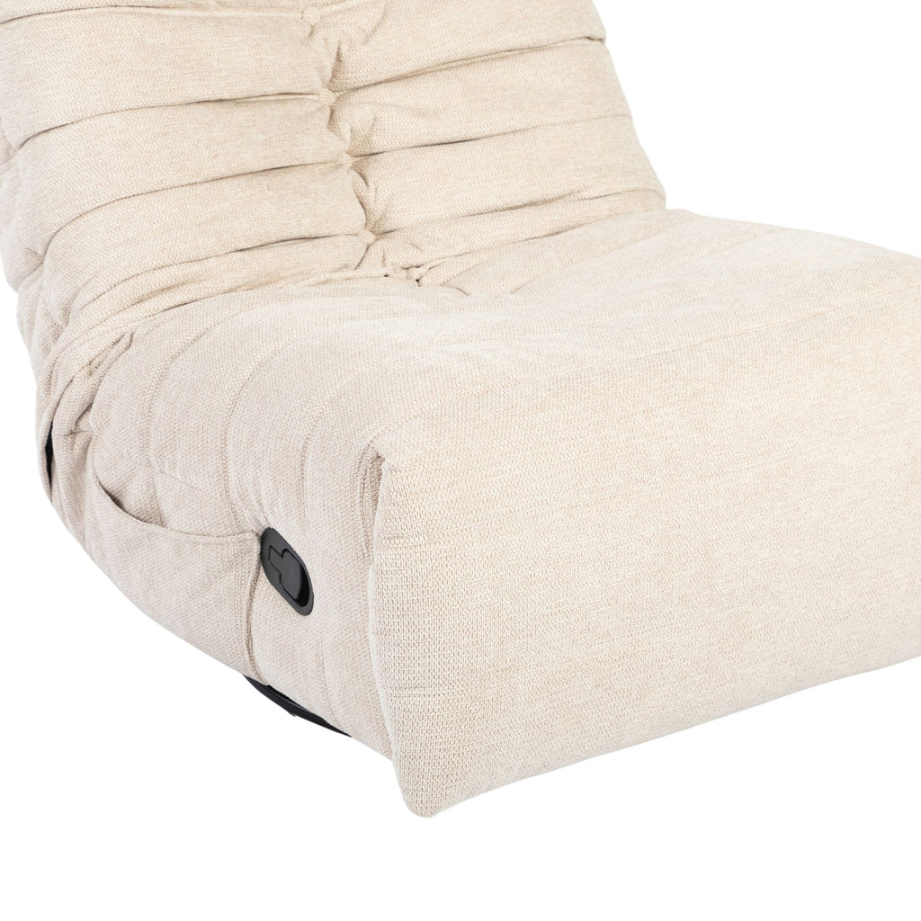 Relaxfauteuil Zen | Draaibaar | Plissé bekleding