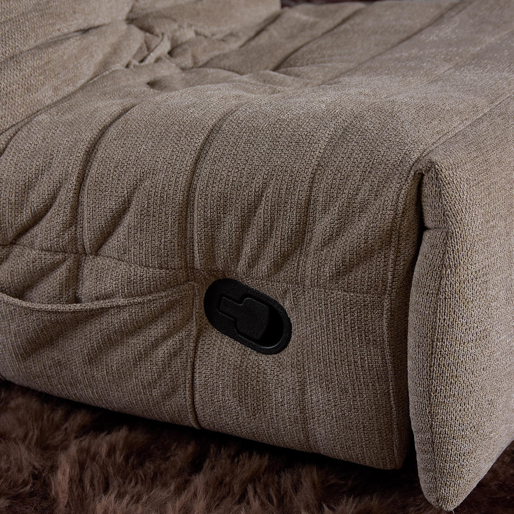 Relaxfauteuil Zen | Draaibaar | Geplooide bekleding