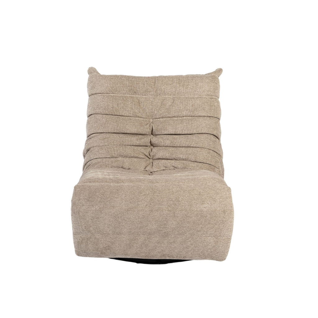 Relaxfauteuil Zen | Draaibaar | Geplooide bekleding