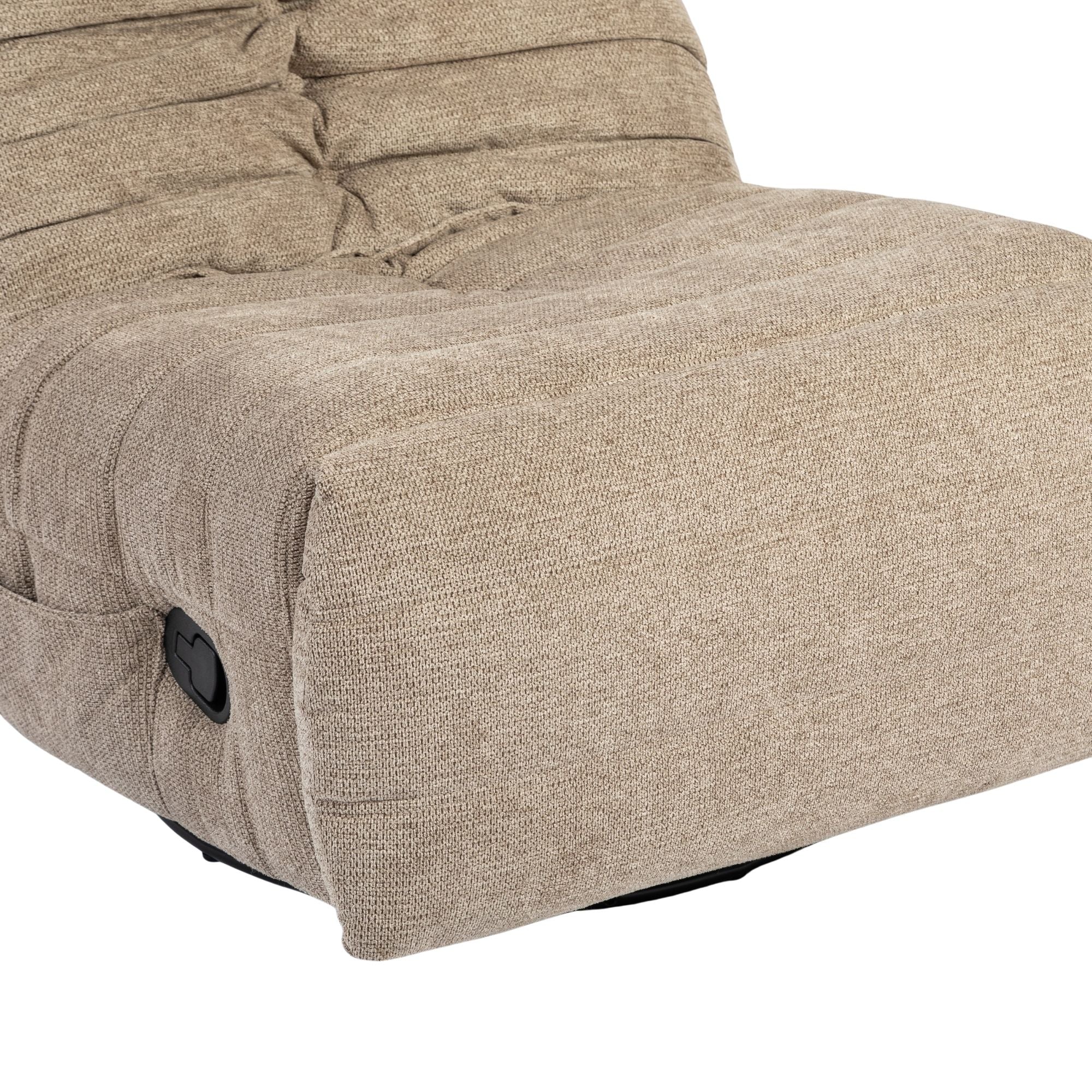 Relaxfauteuil Zen | Draaibaar | Geplooide bekleding