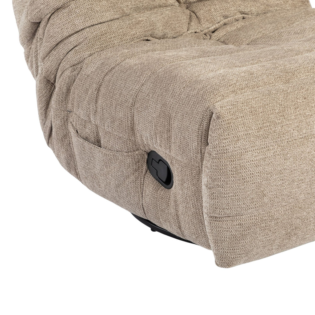 Relaxfauteuil Zen | Draaibaar | Geplooide bekleding