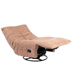Relaxfauteuil Zen | Draaibaar | Geplooide stof