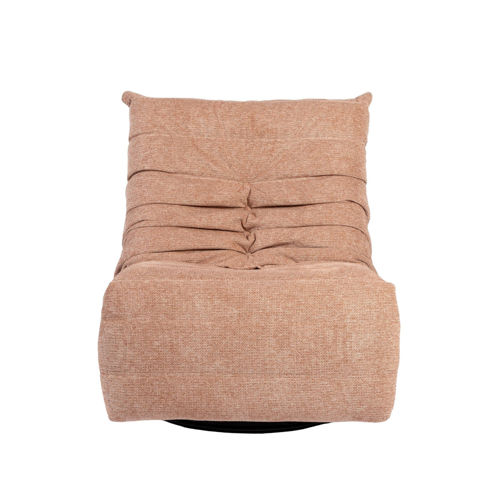 Relaxfauteuil Zen | Draaibaar | Geplooide stof