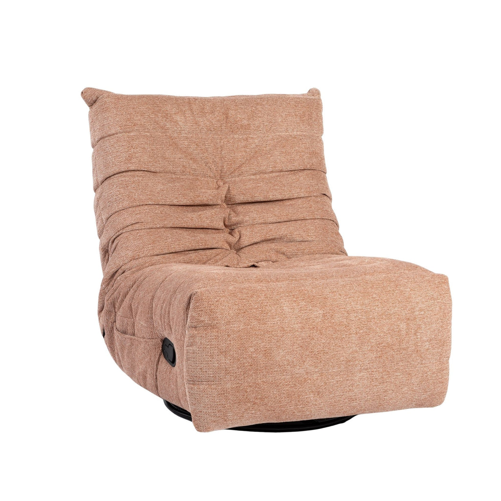 Relaxfauteuil Zen | Draaibaar | Geplooide stof