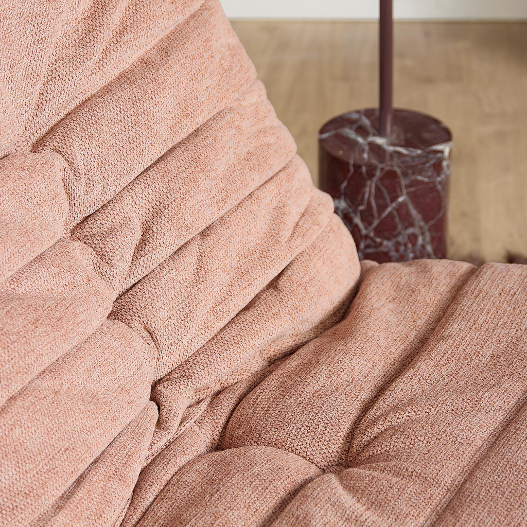 Relaxfauteuil Zen | Draaibaar | Geplooide stof