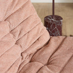 Relaxfauteuil Zen | Draaibaar | Geplooide stof