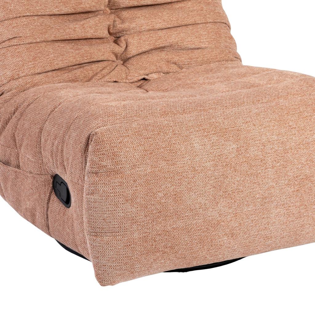 Relaxfauteuil Zen | Draaibaar | Geplooide stof