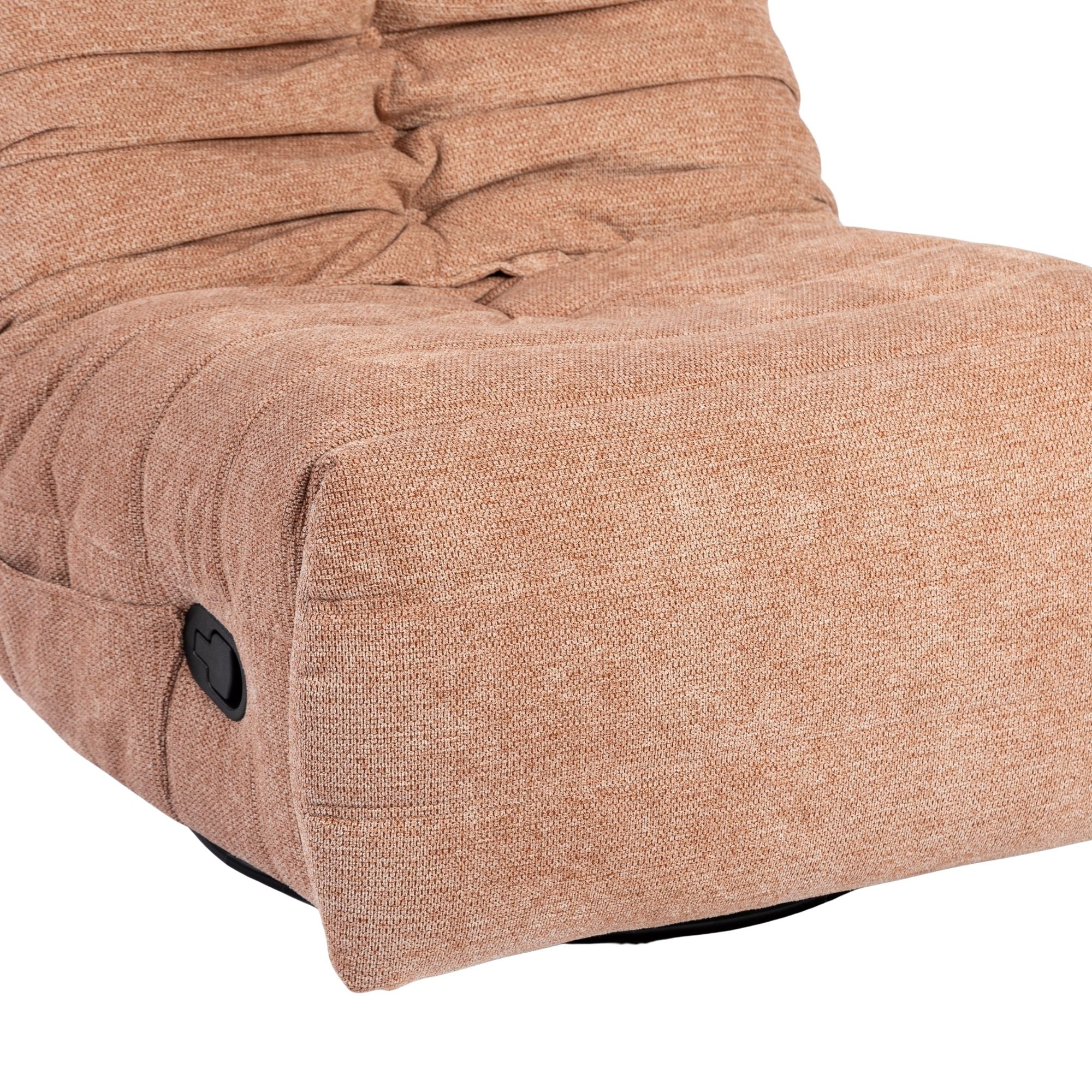 Relaxfauteuil Zen | Draaibaar | Geplooide stof