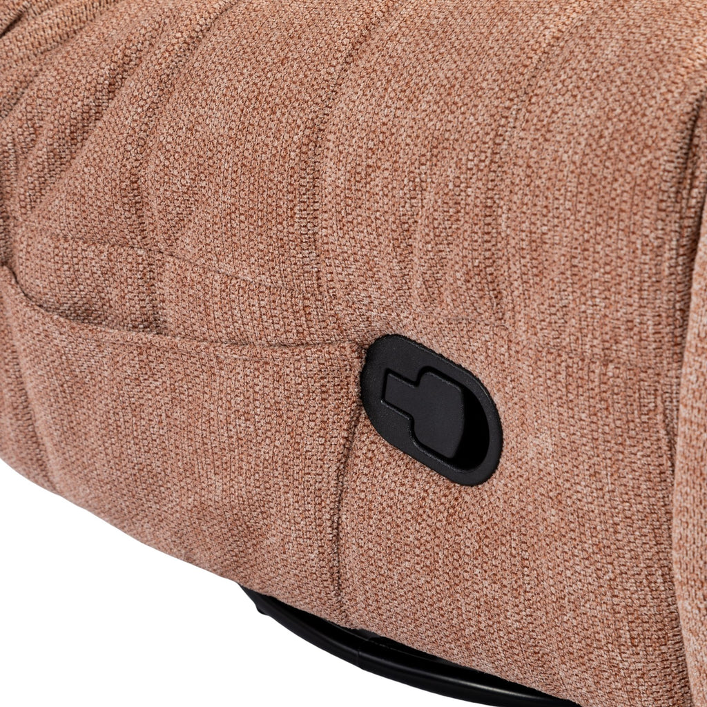 Relaxfauteuil Zen | Draaibaar | Geplooide stof