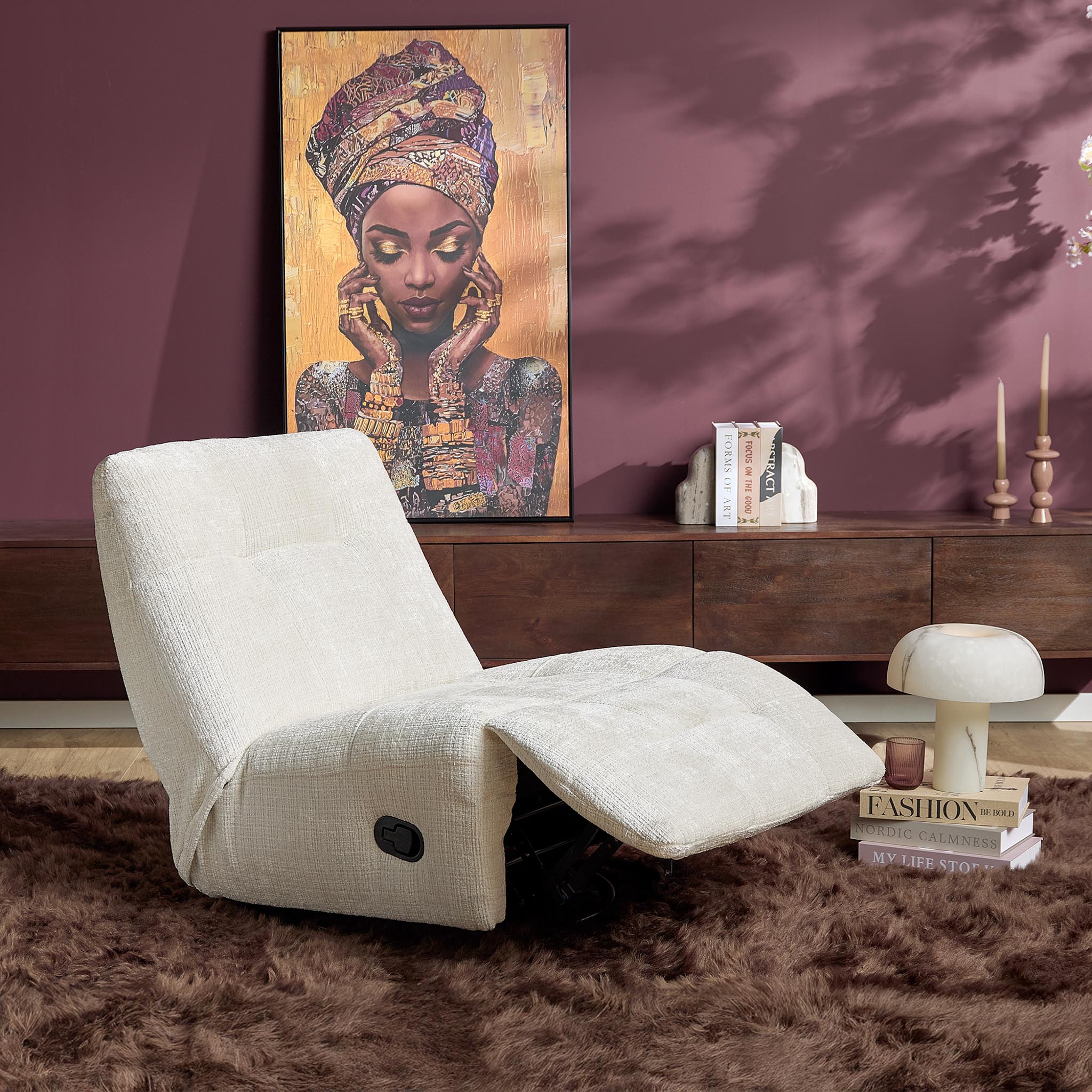 Relaxfauteuil Chill | Draaibaar & Kantelfunctie