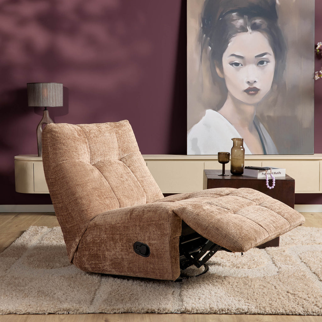 Relaxfauteuil Chill | Draaibaar | Moderne stiknaden