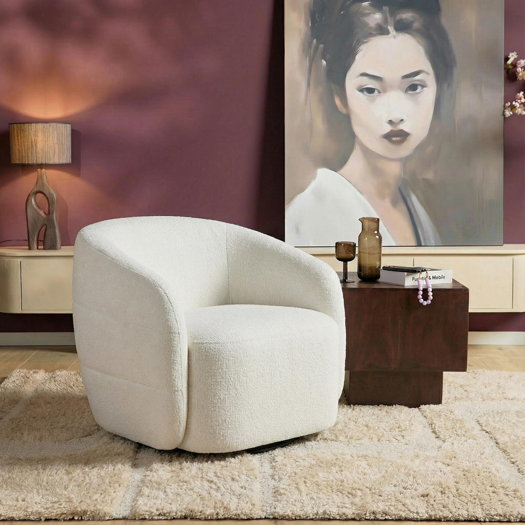 Fauteuil Yara | Draaifauteuil | Velours