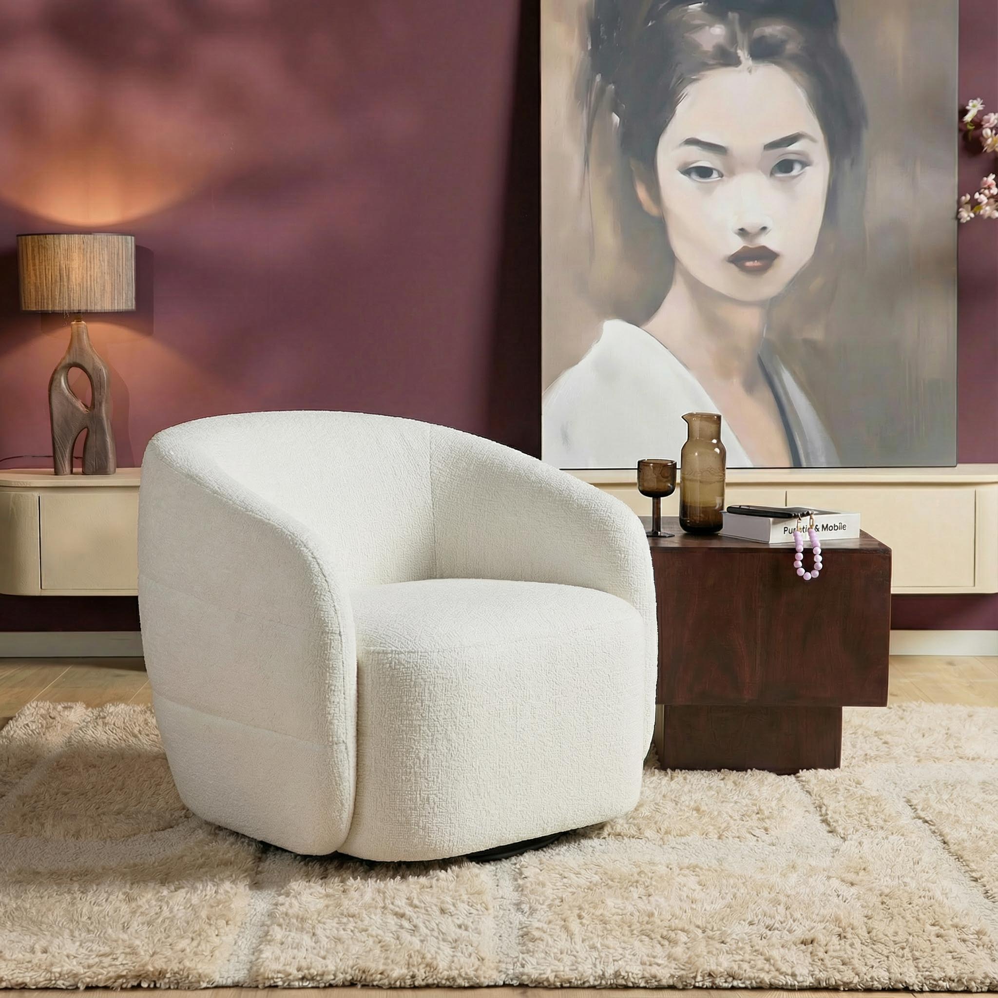 Fauteuil Yara | Draaifauteuil | Velours