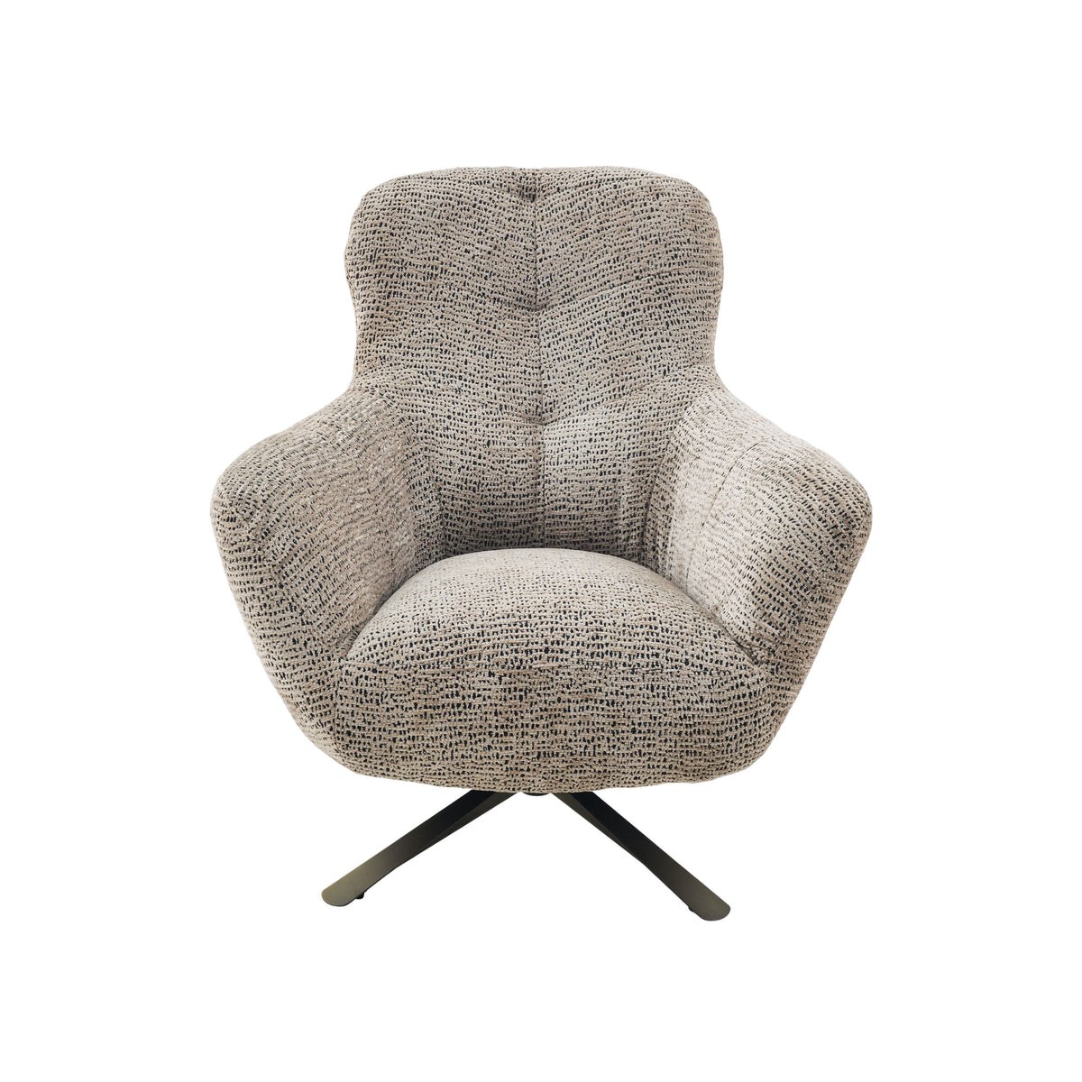 Draaibare Fauteuil Nena Bruin