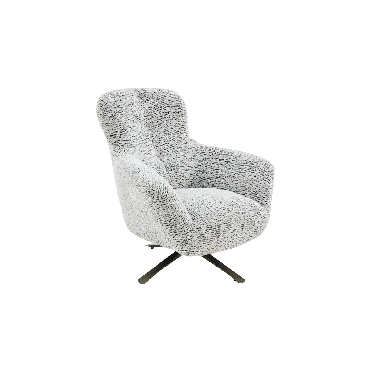 Draaibare Fauteuil Nena Bruin