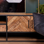 Tv meubel Arlington | 1 Lade | Gelakt mangohout