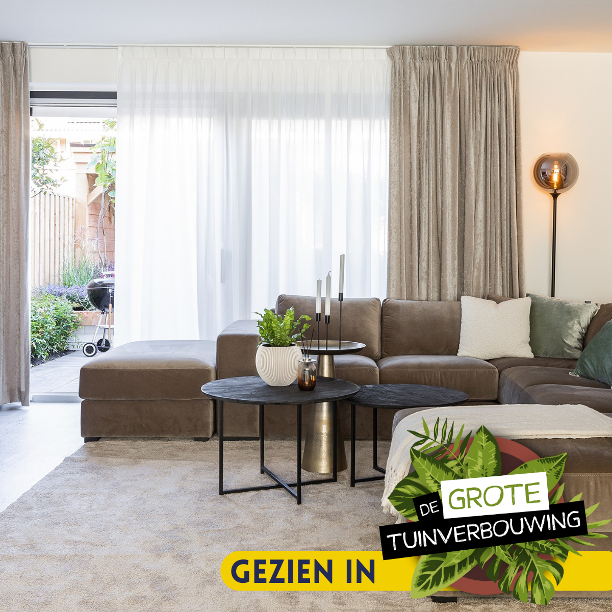 Salontafel Arlington | Set van 2 | Mangohout Zwart