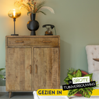 Kabinet Omaha | Mangohout | 1 Lade | 2 Deuren