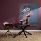 Eettafel Cloud | 240x110 | Organisch eiken & Zwart