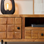 Tv meubel Brandy | Mangohout | 150 cm