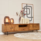 Tv meubel Brandy | Mangohout | 220 cm