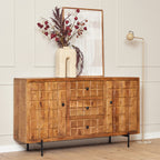 Dressoir Brandy | Mangohout | 2 Deuren, 3 Lades