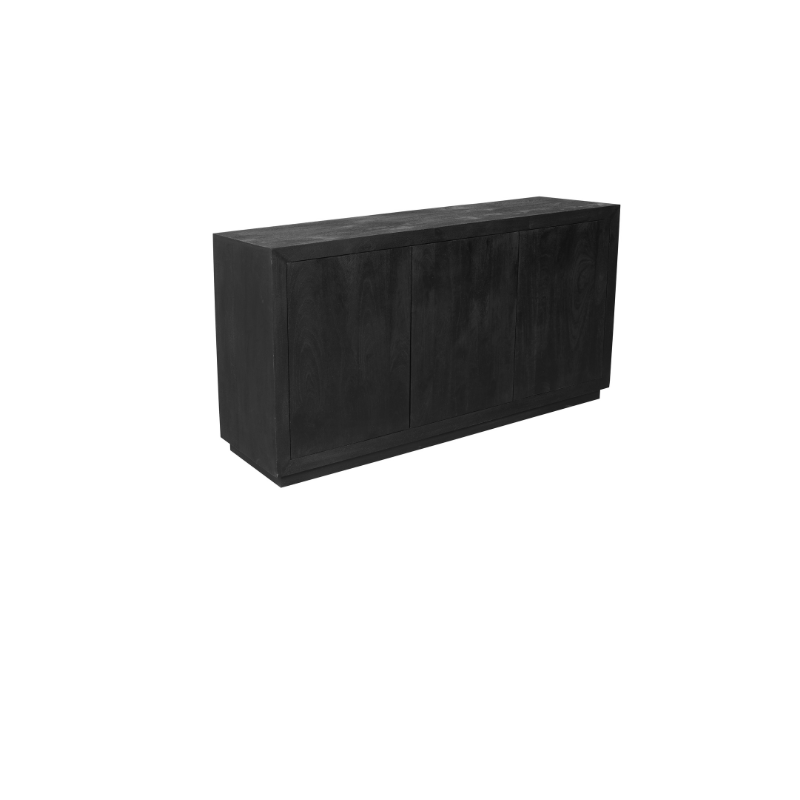 Dressoir Brussel | 3-Deurs | Mangohout Black